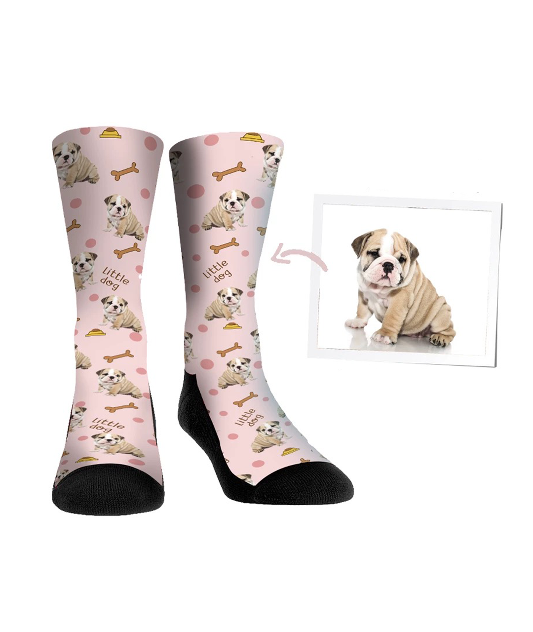 custom pet socks, DIY socks - Print your pet on socks