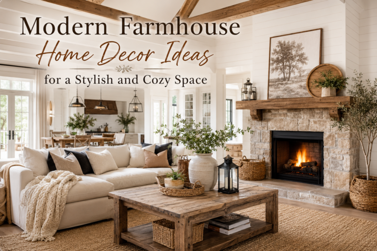 Modern Farmhouse Home Decor Ideas for a Stylish and Cozy Space