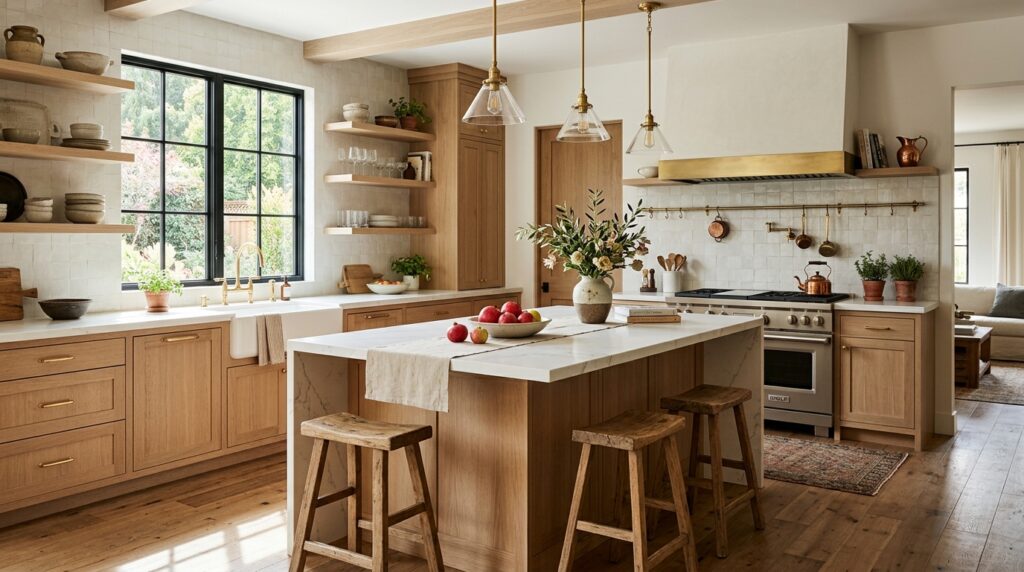 Farmhouse kitchen with white oak… 202605111917