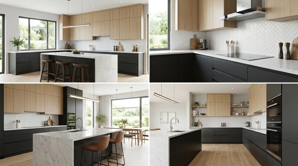 Modern kitchen two tone cabinets 202605061637
