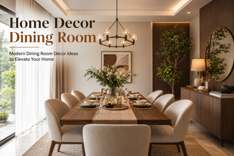 Home Decor Dining Room: Modern Dining Room Decor Ideas to Elevate Your Home