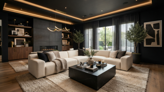 Modern Dark Theme Home Decor Ideas for a Stylish Interior